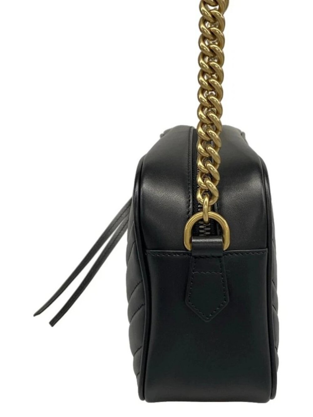 GUCCI GG Marmont 447632 Black Leather - Shoulder Bag - Picture 4 of 15